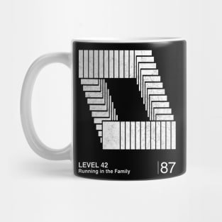 Level 42 / Minimalist Graphic Artwork Design Mug